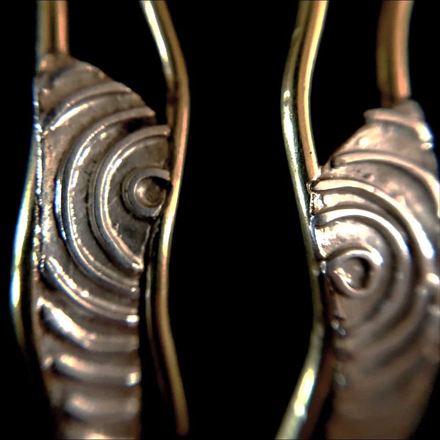 Circles Earrings detail