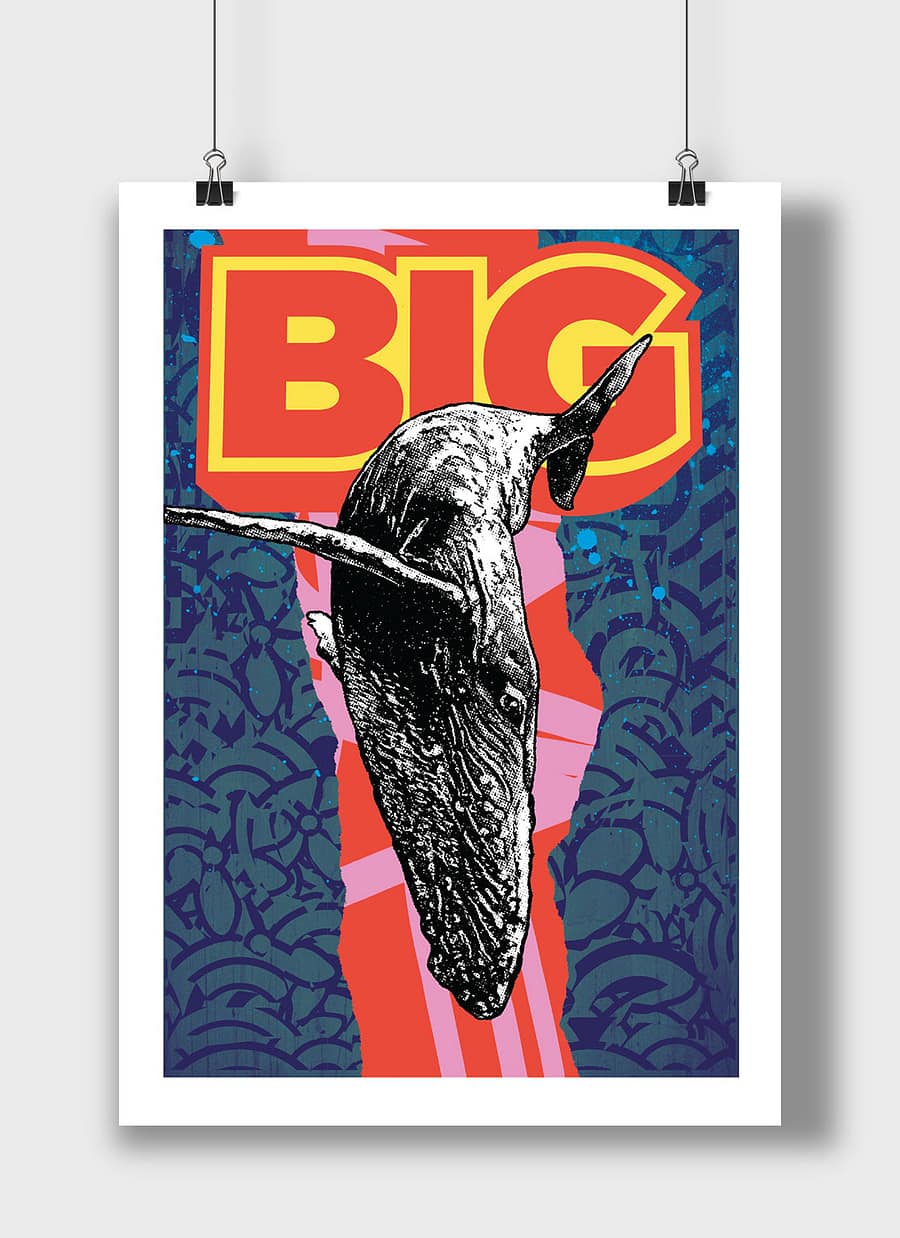 poster whale big