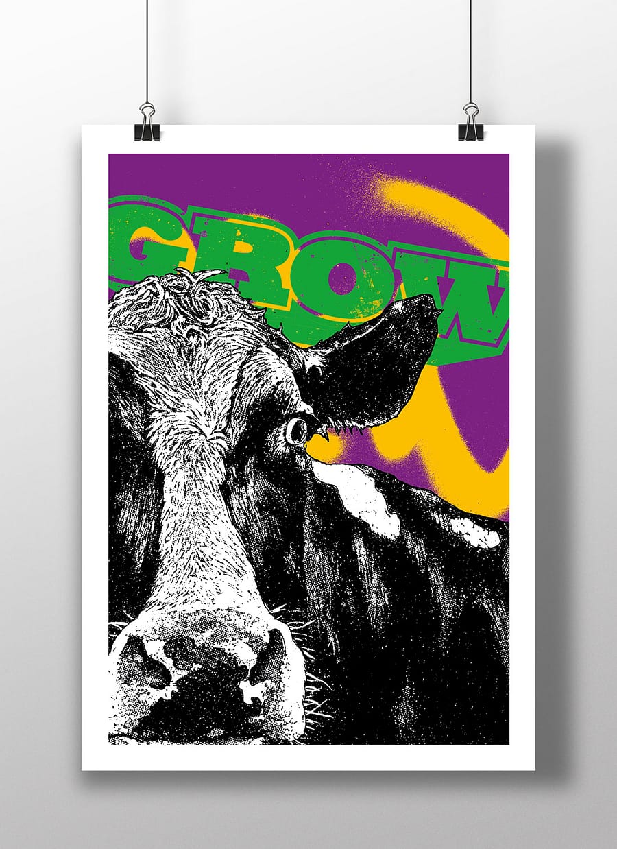 poster cow