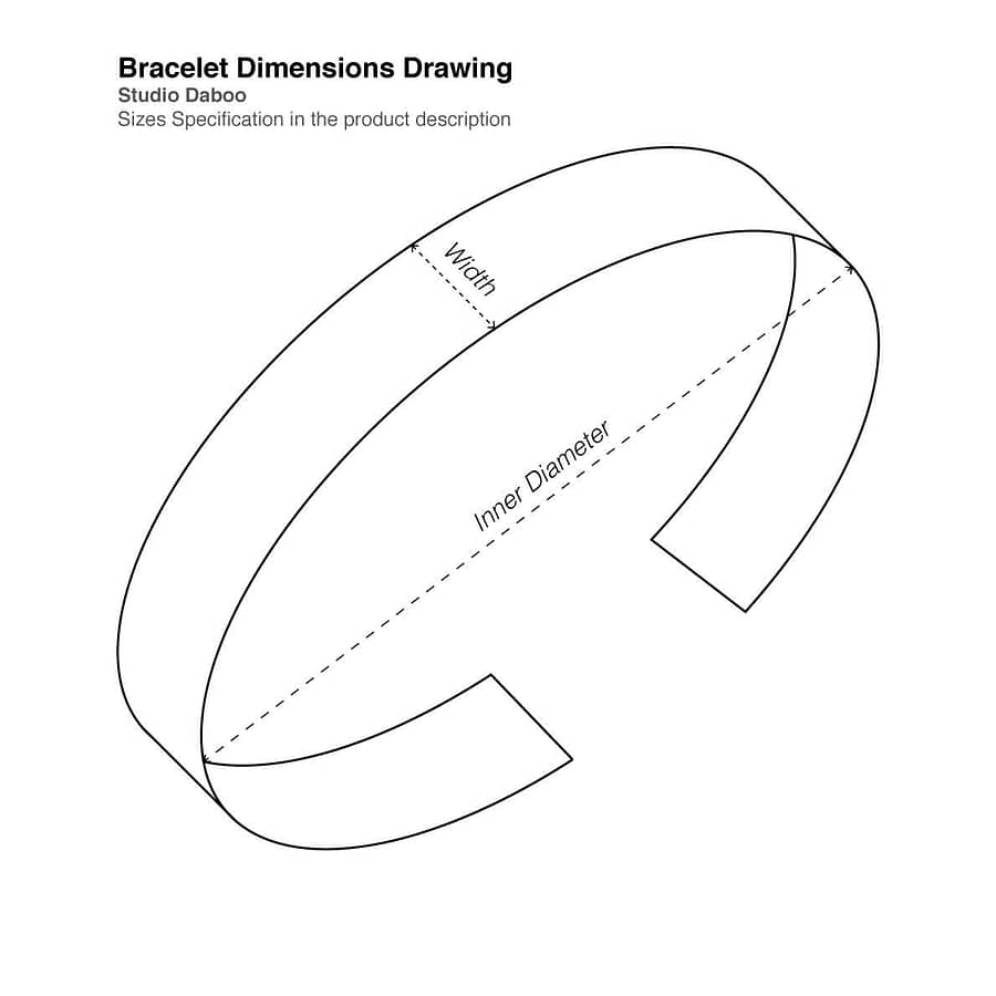 Bracelet Tech Drawing