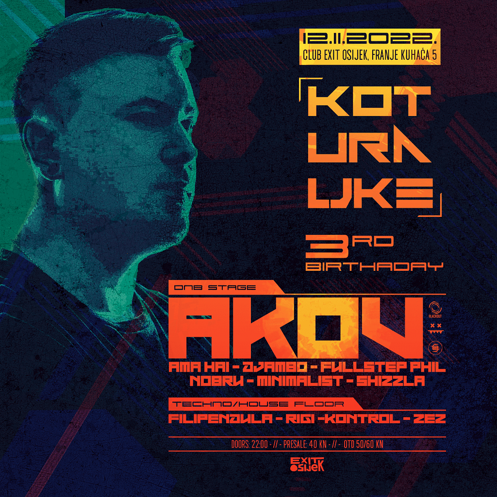 Koturaljke 3rd B'day w/ AKOV (Promo Design) 2 FBIG Post studiodaboo.com
