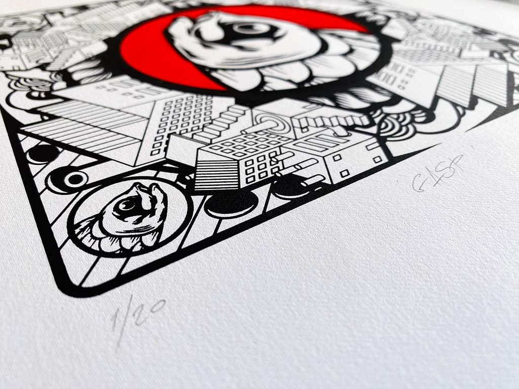 'Gasp' Print 2 fish gasp signature nr studiodaboo.com