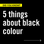 Fun facts about black color